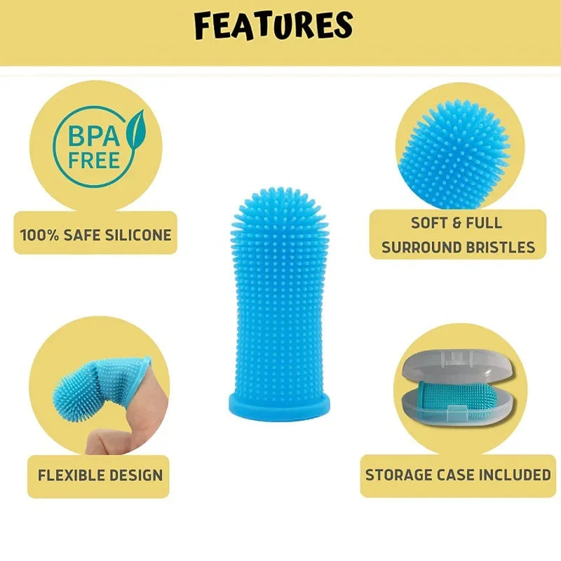 Finger Toothbrush for Dogs & Cats