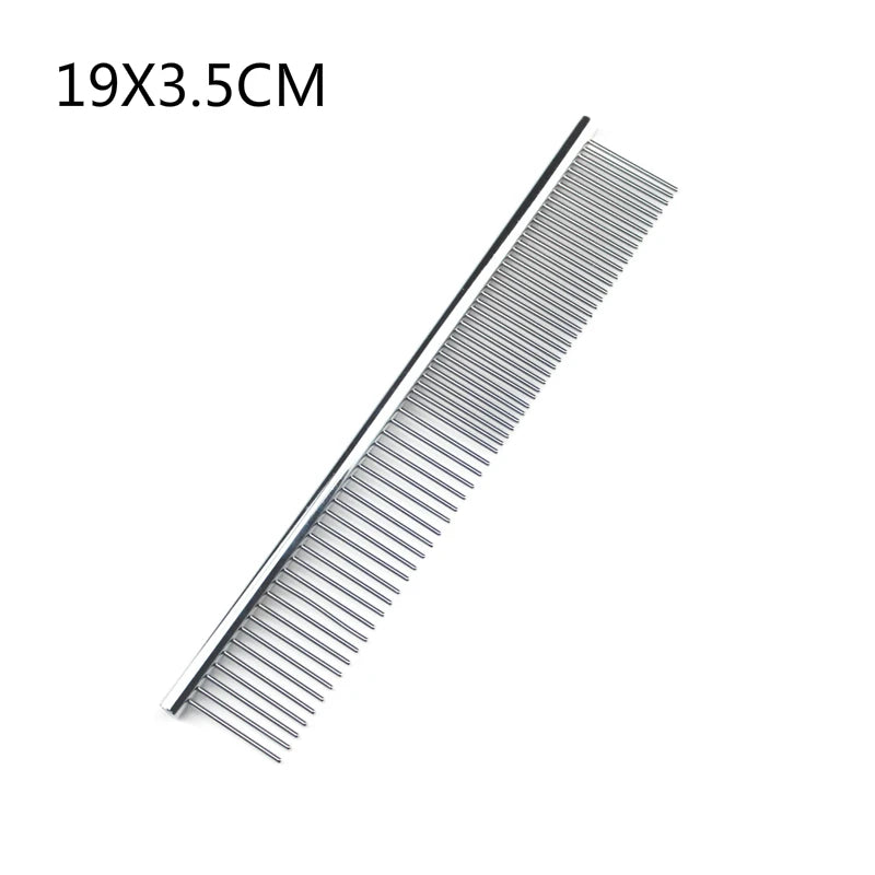 Professional Stainless Steel Grooming Comb for Dogs & Cats