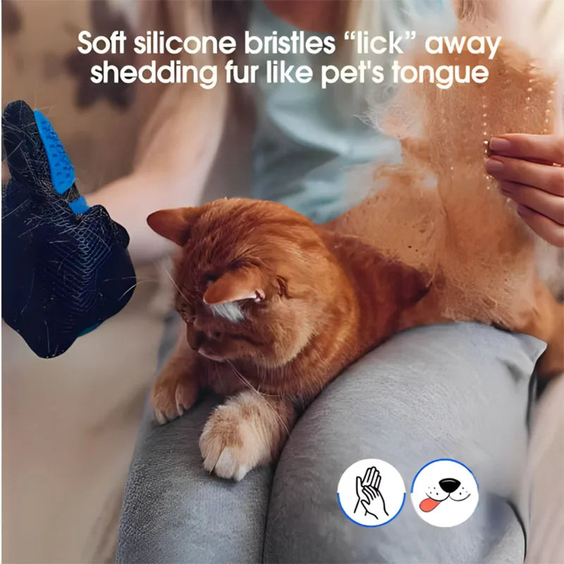 Pet Grooming Glove for Dogs & Cats