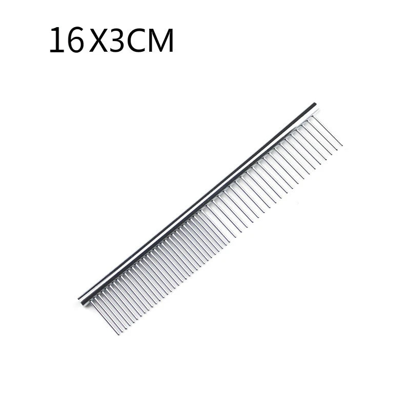 Professional Stainless Steel Grooming Comb for Dogs & Cats