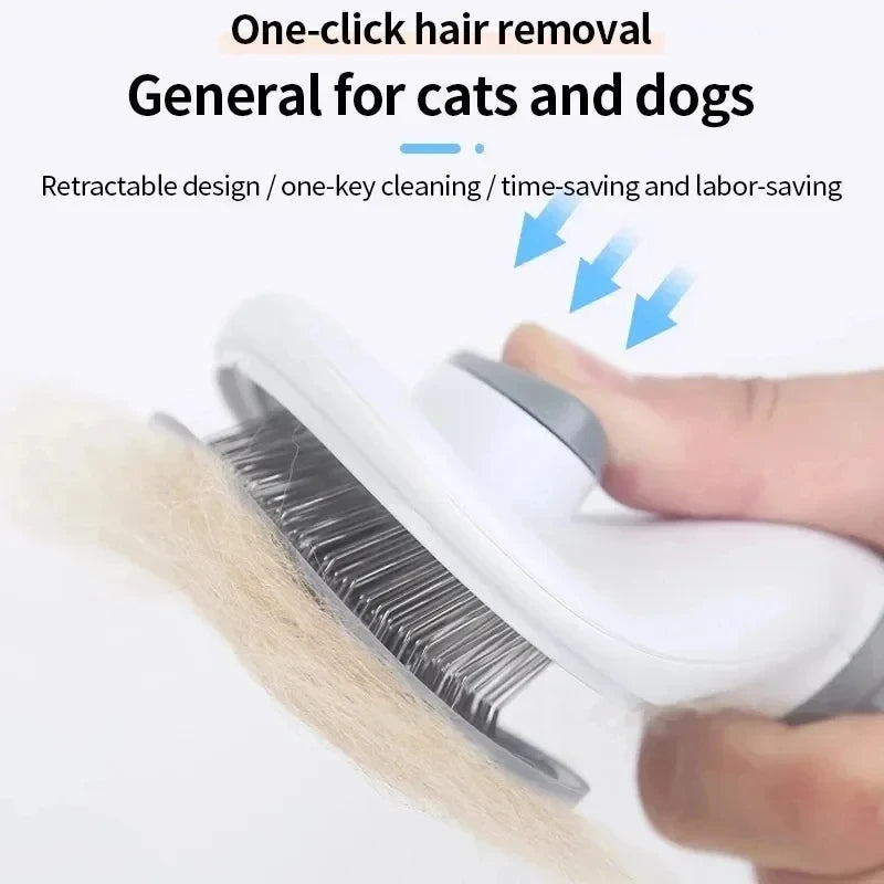 Self-Cleaning Slicker Brush for Dogs & Cats