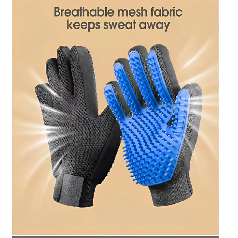 Pet Grooming Glove for Dogs & Cats