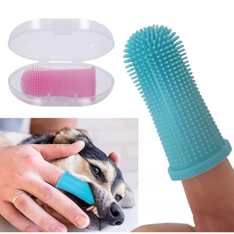 Finger Toothbrush for Dogs & Cats
