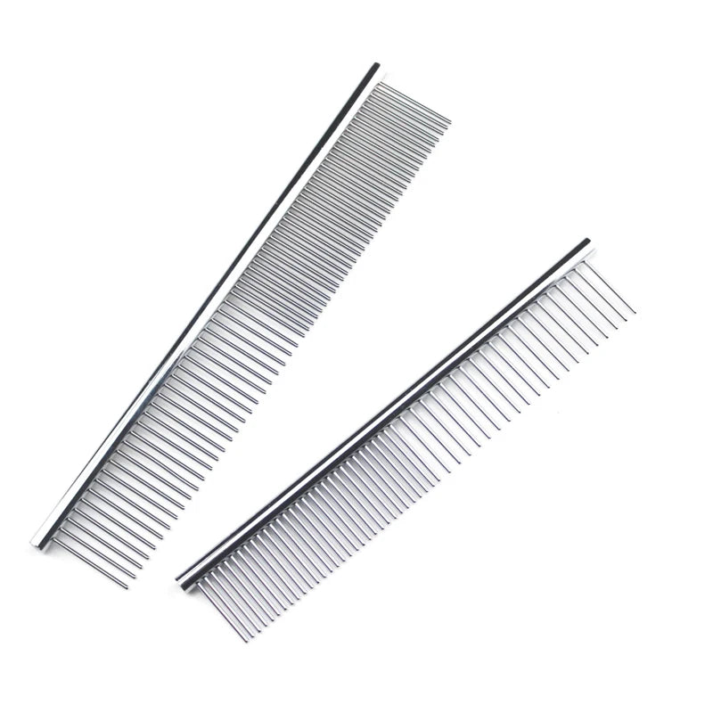 Professional Stainless Steel Grooming Comb for Dogs & Cats