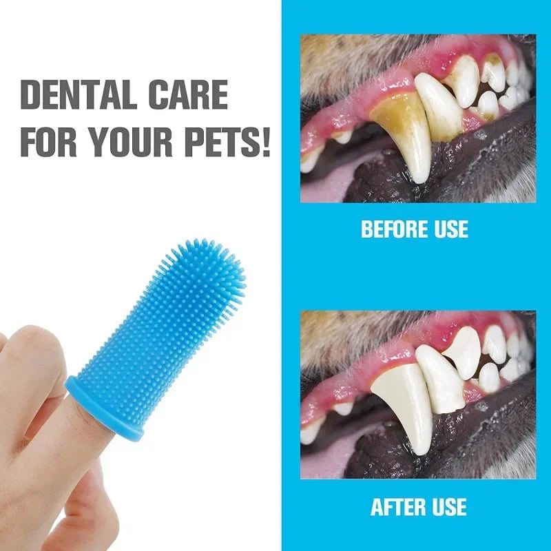 Finger Toothbrush for Dogs & Cats